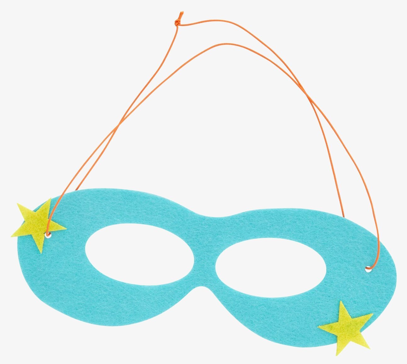 Filtmask Superhjältar från Rice mot vit bakgrund