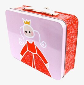 Lunchbox - Röd prinsessa från Blafre med prinsessmotiv