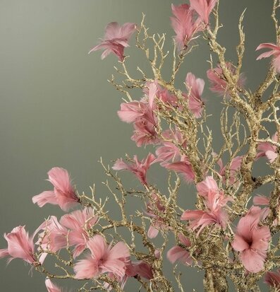 Fjäder/Tråd Blom Gammelrosa 12 st från A Lot Decoration