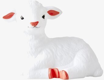 Nattlampa Lamm LED från Rice, en söt och trygg ljuskälla