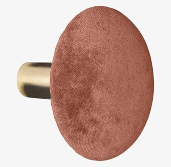 Knopp Sammet Mahogany L från Cozy Living i sammet och mässing