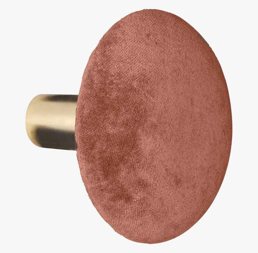 Knopp Sammet Mahogany L från Cozy Living i sammet och mässing