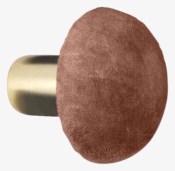 Knopp Sammet Mahogany S från Cozy Living på vit bakgrund