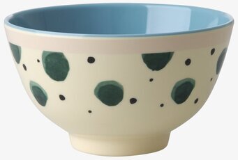 Liten Skål Watercolor Splash Print från Rice med färgglatt mönster