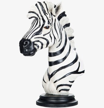 Staty Zebra Stående från A Lot Decoration, detaljerad design