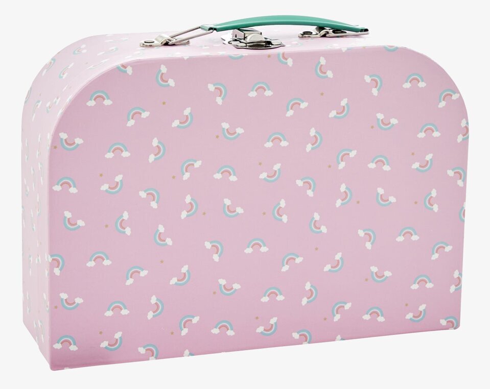 Barnväskor - Set om 3 från Rice med regnbågar och moln