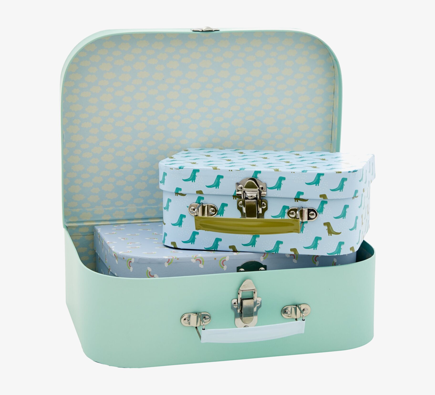 Barnväskor - Set om 3 från Rice med färgglada mönster