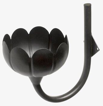 Väggljusstake Järnblomma Svart från I AM Interior