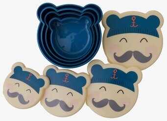 Lunchbox Sailor från Rice med björndesign och sjömanstema