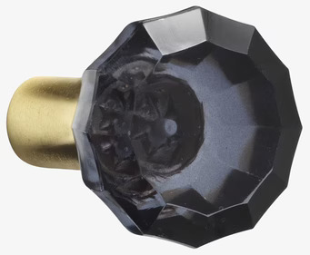 Glasknopp Smoke L från Cozy Living med rökfärgat glas