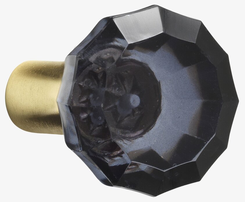 Glasknopp Smoke L från Cozy Living med rökfärgat glas