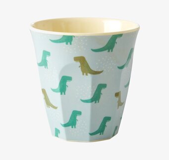 Bild av lekfull mugg med dinosauriemotiv för barn