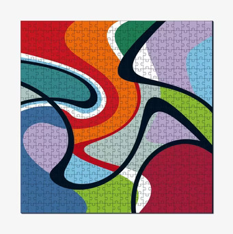 Pussel Twister från Remember med färgstark och livlig design