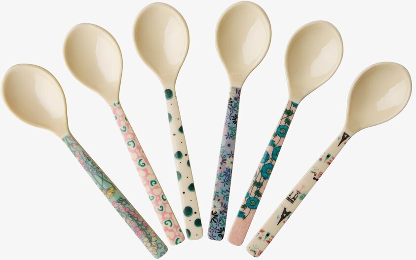 Korta Skedar - Boogie Prints från Rice med färgglada mönster