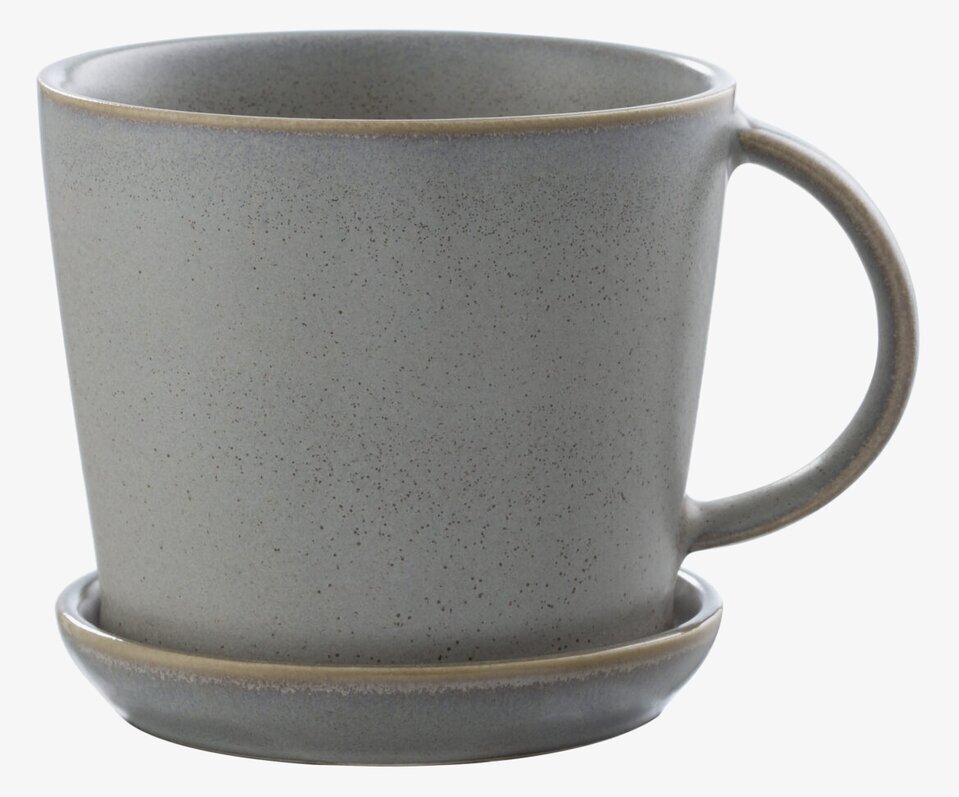 Tekopp & fat Grå från Ernst med stilren och tidlös design