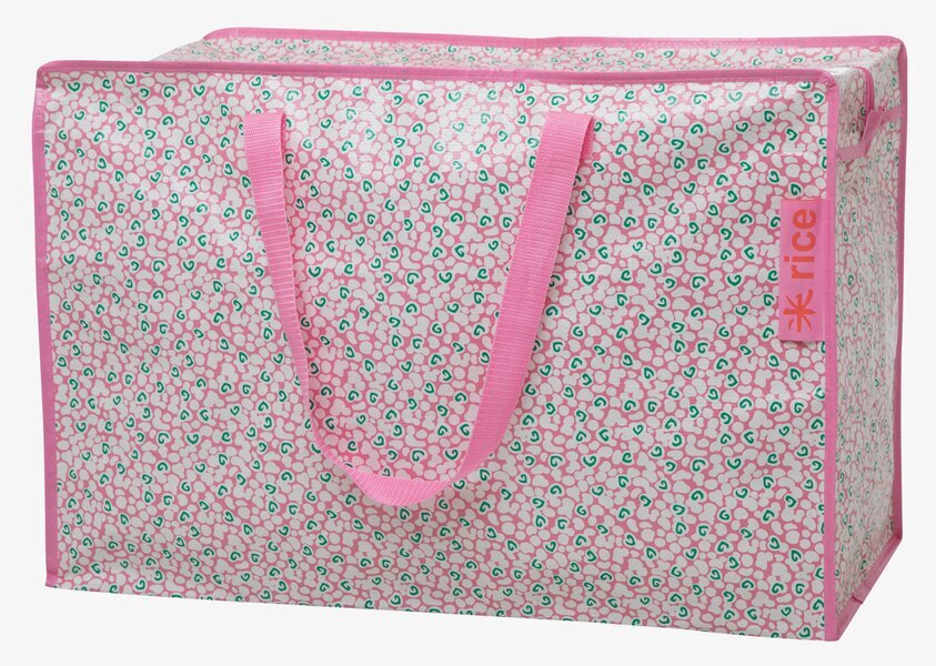 Förvaringsbag Large från Rice med färgstarkt mönster