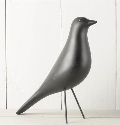 Fågel Svart Large från Multi Agentur mot vit bakgrund