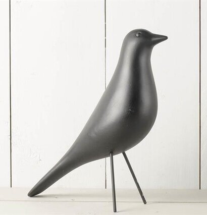 Fågel Svart Large från Multi Agentur mot vit bakgrund