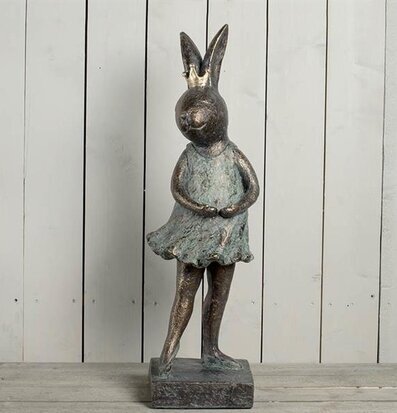 Dansande Kanin Large från Multi Agentur i antik finish