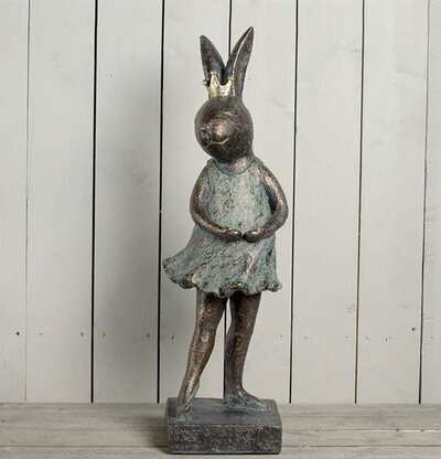 Dansande Kanin Large från Multi Agentur i antik finish