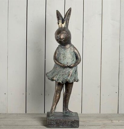 Dansande Kanin Large från Multi Agentur i antik finish