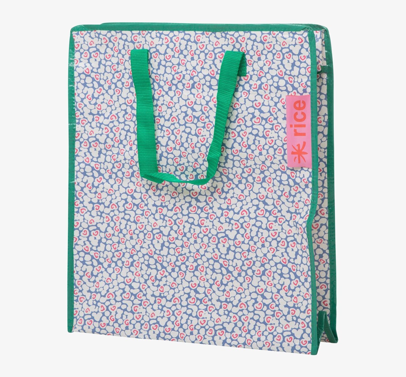 Förvaringsbag Small från Rice med livligt hjärtmönster
