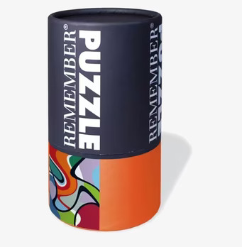 Pussel Twister från Remember i färgglad rund cylinderförpackning