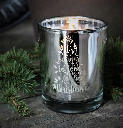 Ljuslykta It´s Beginning... från Majas Cottage på träyta