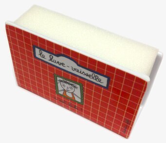 Hållare för disksvamp från Derriére la porte i färgglad design