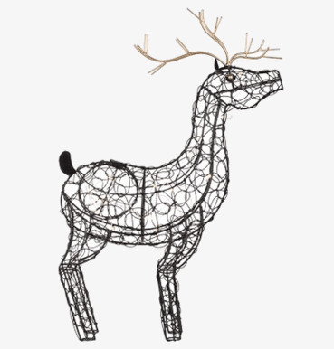 Ren Smide LED från Different Design, renstomme med LED-lampor