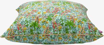 Kudde Lupin Print från Rice med färgglatt blommigt mönster