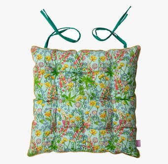 Sittdyna Lupin Print från Rice med färgglatt blommönster