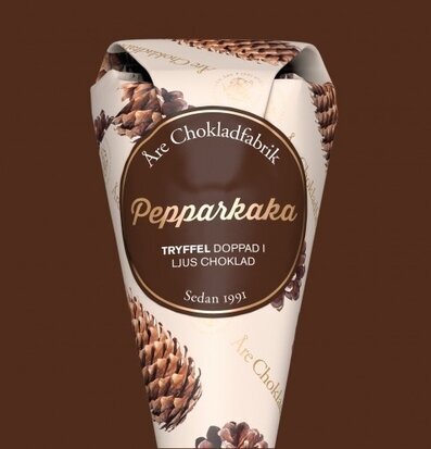 Pepparkakstryffel - Chokladstrut från Åre Chokladfabrik