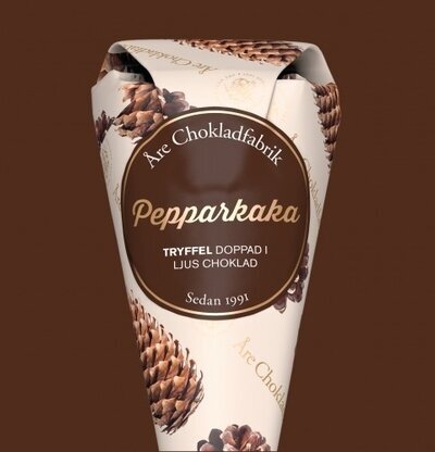 Pepparkakstryffel - Chokladstrut från Åre Chokladfabrik