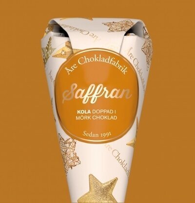 Saffranskola - Chokladstrut från Åre Chokladfabrik