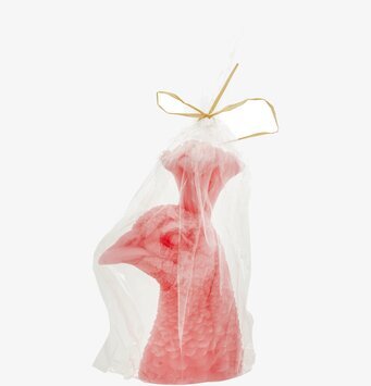 Ljus Påfågel från Rice i rosa med detaljerad design