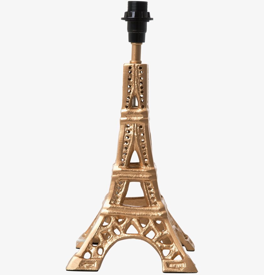Lampfot Eiffel Tower Guld från Rice i glänsande guldnyans
