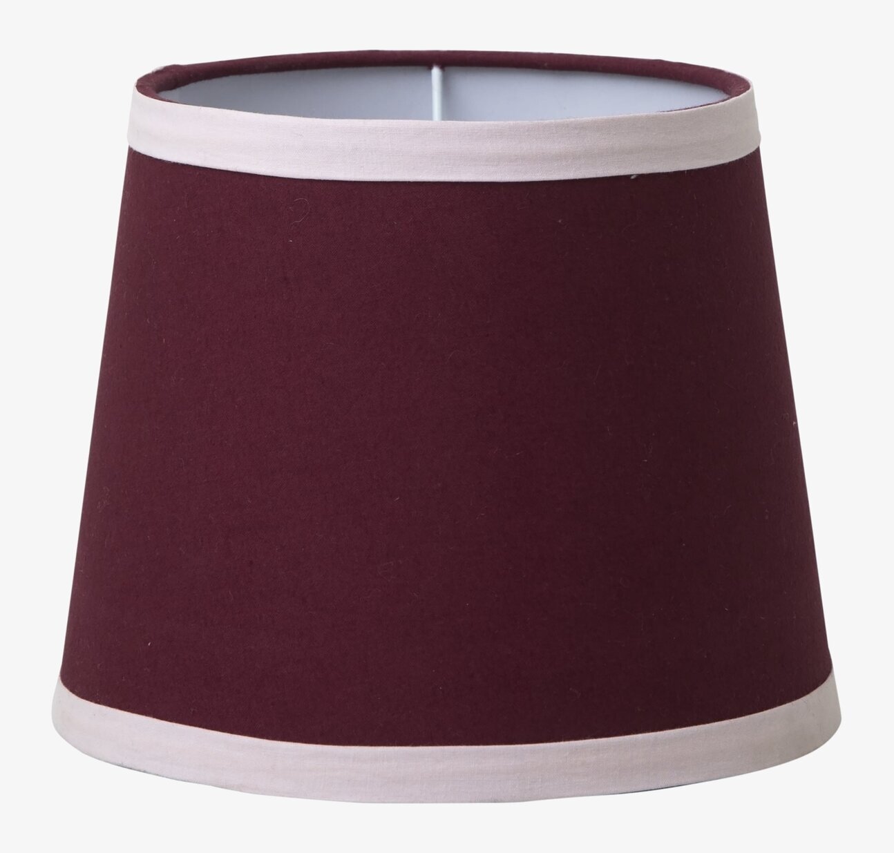 Lampskärm Bordeaux/Soft Pink från Rice med neutral bakgrund
