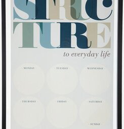 Tavla Structure från House Doctor med veckoplanering