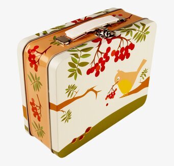 Lunchbox - Fågel från Blafre, metall, naturmotiv, BPA-fri