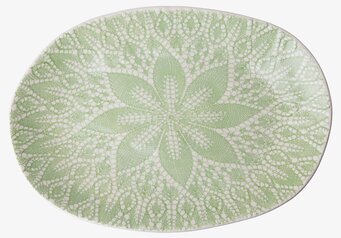 Serveringsfat Green Lace från Rice med spetsmönster
