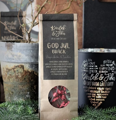 Chokladbräck - God Jul från Majas Cottage med julig design