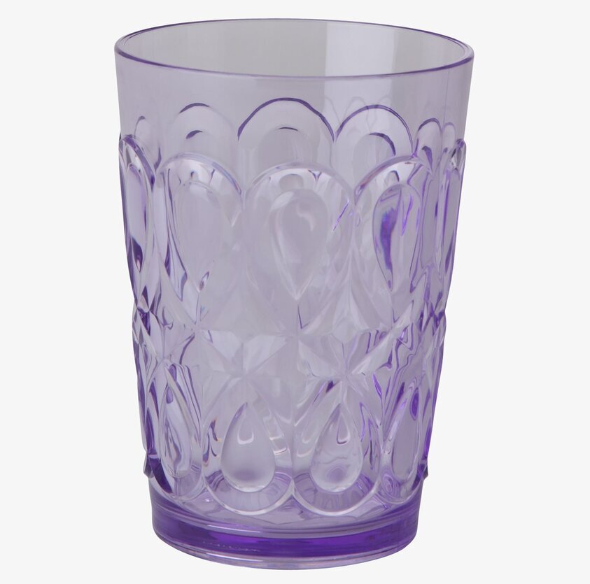 Tumbler Swirly Lavender från Rice i lavendelfärgat glas