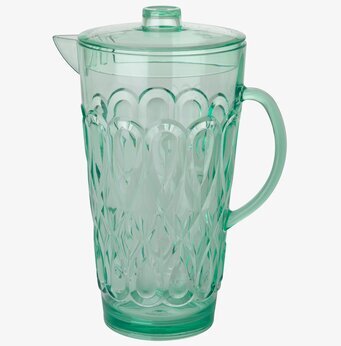 Tillbringare Swirly Pastel Green från Rice i minimalistisk miljö