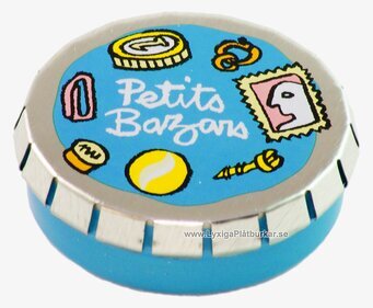 Småburk blå från Derriére la porte med lekfull design