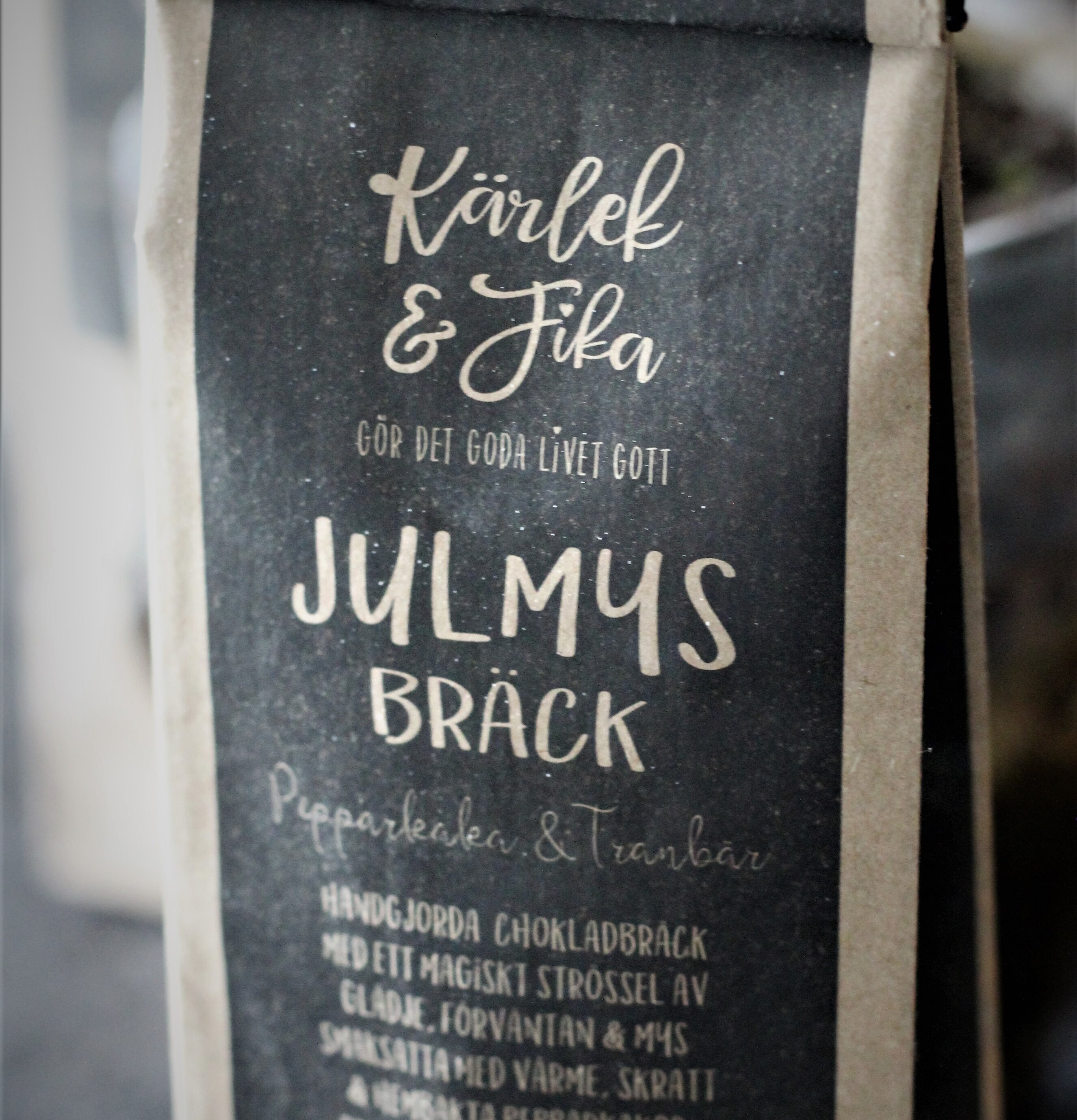 Chokladbräck - Julmys från Majas Cottage i rustik förpackning