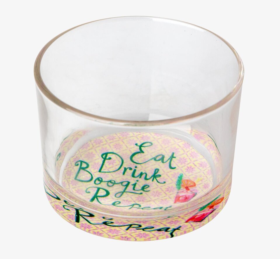 Små Tumblerglas Cocktail Print från Rice med text i botten