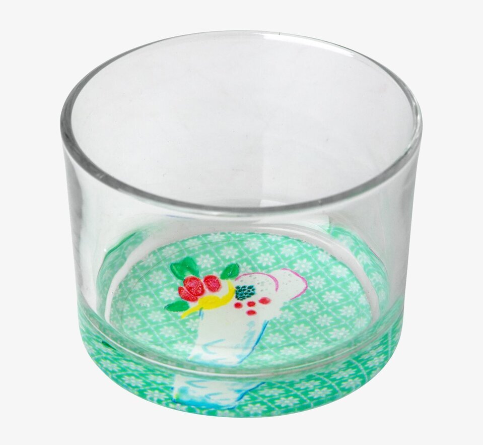 Små Tumblerglas Cocktail Print från Rice med färgglad botten