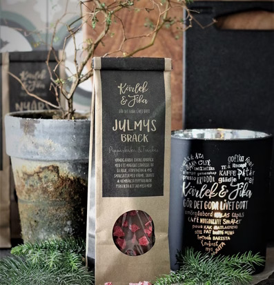 Chokladbräck - Julmys från Majas Cottage i rustik miljö