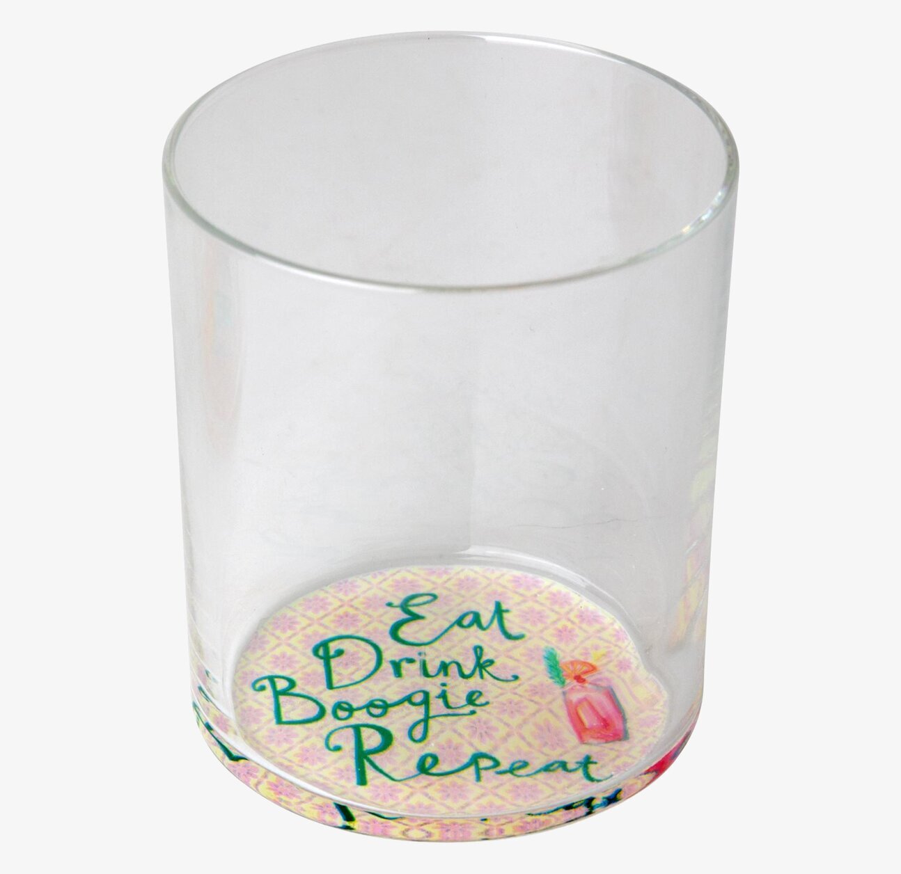 Tumblerglas Cocktail Print från Rice med färgglad design